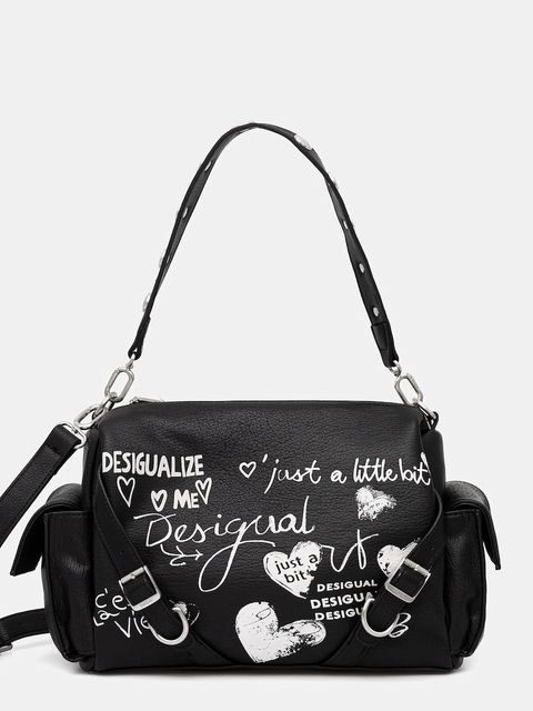 Desigual torebka SESHAT HABANA kolor czarny 25WAXPA6 - zdjęcie produktu nr 1