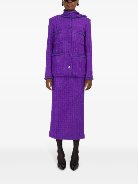 Rowen Rose tweed jacket - Purple - zdjęcie produktu nr 2