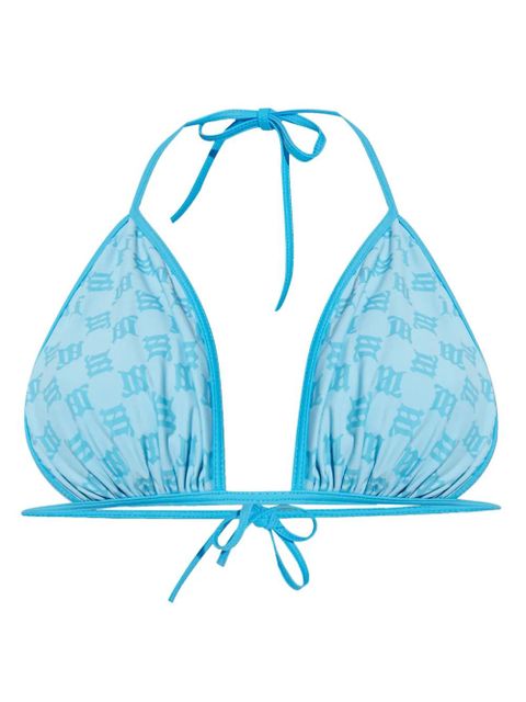 MISBHV monogram bikini top - Blue - zdjęcie produktu nr 1
