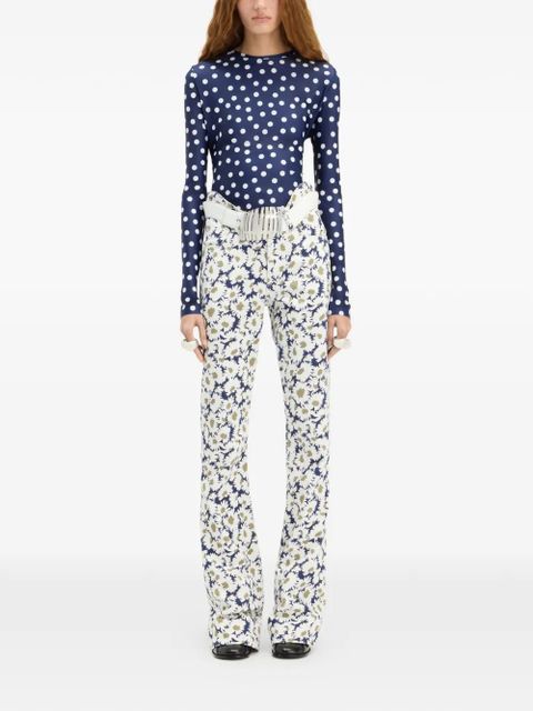 Jean Paul Gaultier polka dot long sleeves top - Blue - zdjęcie produktu nr 2