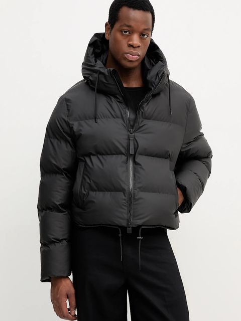 Rains kurtka przeciwdeszczowa Alta Short Puffer Jacket W3T3 kolor czarny zimowa 15150.01