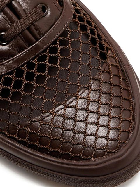 Aquazzura mesh-panel sneakers - Brown