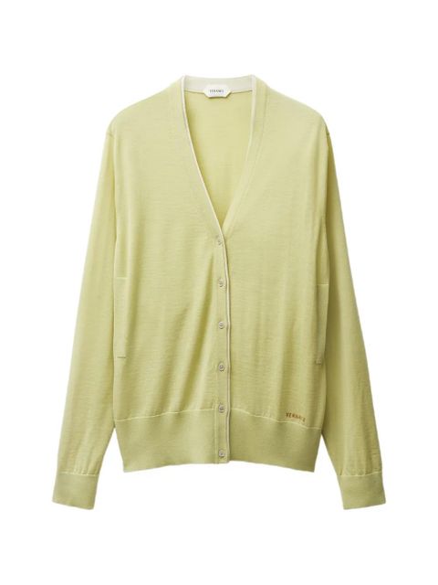 Versace wool knit cardigan - Yellow - zdjęcie produktu nr 1