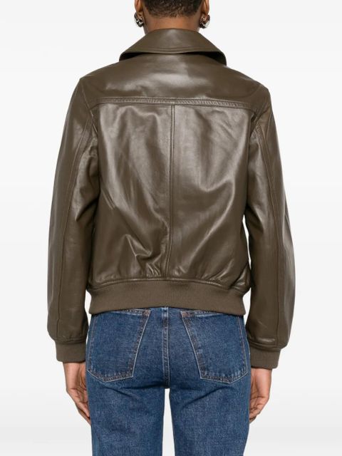 Yves Salomon zip-fastening jacket - Brown