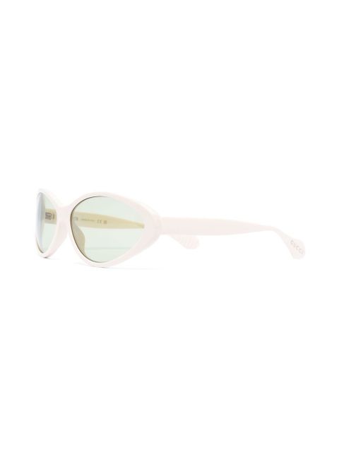 Gucci Eyewear cat-eye frame sunglasses - White