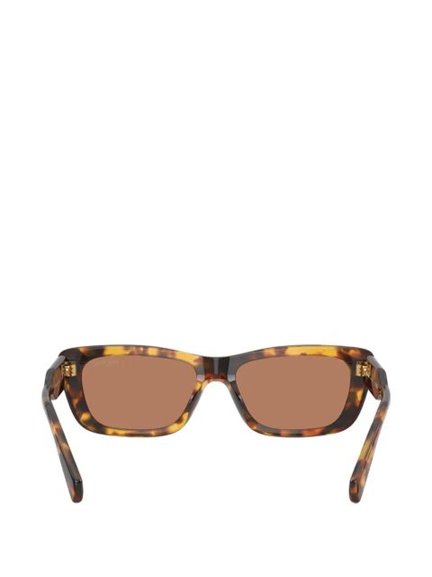 Miu Miu Eyewear tortoiseshell-effect sunglasses - Brown
