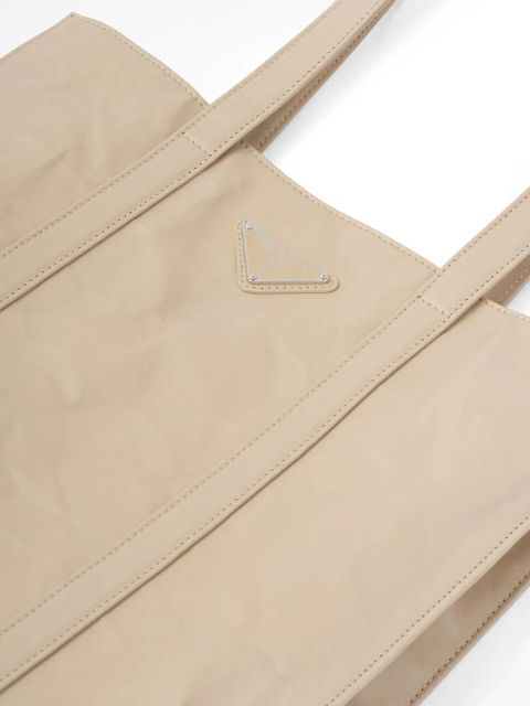 Prada nappa-leather tote bag - Neutrals