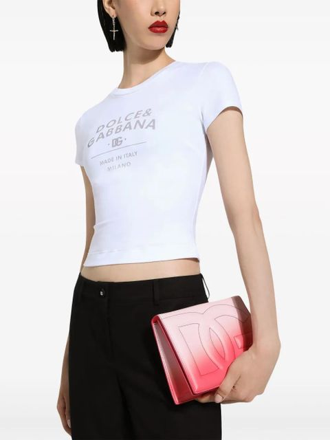 Dolce & Gabbana logo-print cotton-blend T-shirt - White - zdjęcie produktu nr 2