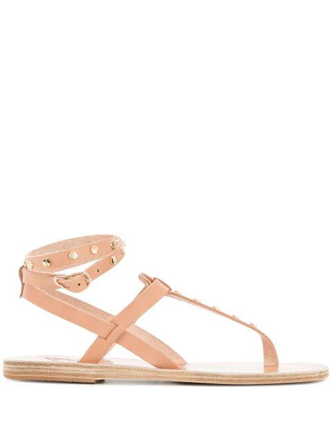 Ancient Greek Sandals studded T-bar sandals - Neutrals - zdjęcie produktu nr 1