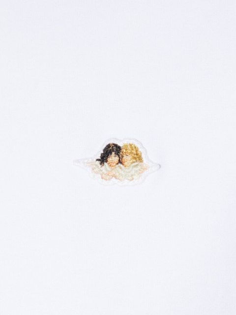 Fiorucci t-shirt Angel Patch Padded Cropped T-Shirt