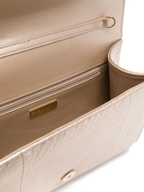 René Caovilla leather crossbody bag - Gold