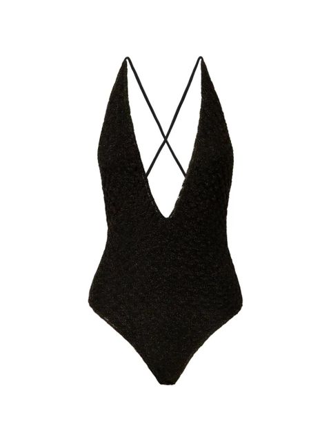 Missoni cross-back swimsuit - Black - zdjęcie produktu nr 1