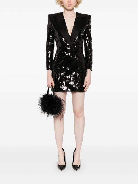 Balmain sequinned mini dress - Black - zdjęcie produktu nr 2