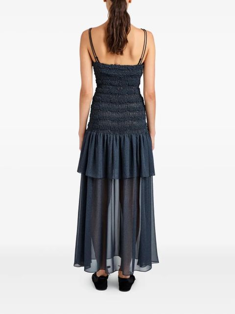Proenza Schouler Michal ruffled midi dress - Blue