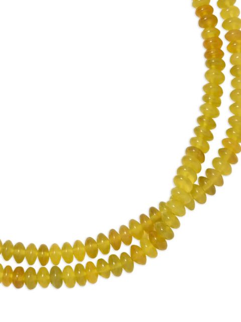 Jennifer Behr Veronica beaded necklace - Yellow