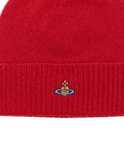 Vivienne Westwood Orb-embroidered beanie