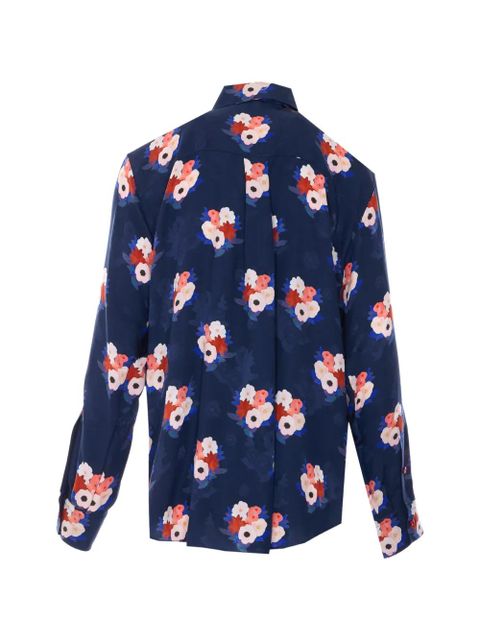 FENDI floral-print long-sleeve shirt - Blue - zdjęcie produktu nr 2