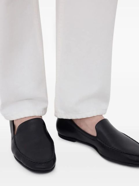 LouLou de Saison Boros nappa leather loafers - Black