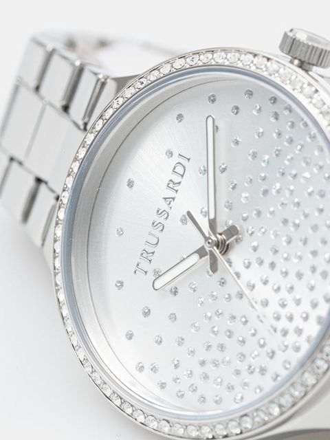 Trussardi zegarek T-ESSENZA damski kolor srebrny R2453172504