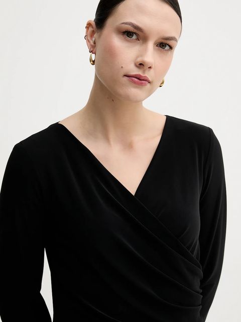 Joseph Ribkoff sukienka kolor czarny mini dopasowana 233305