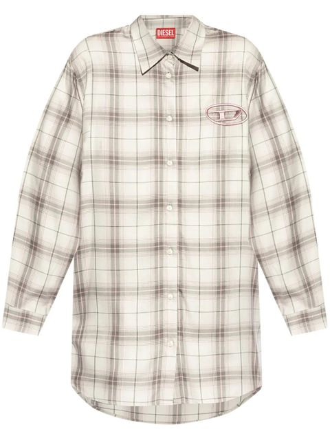 Diesel D-Dalis-Q1 shirt dress - Neutrals - zdjęcie produktu nr 1