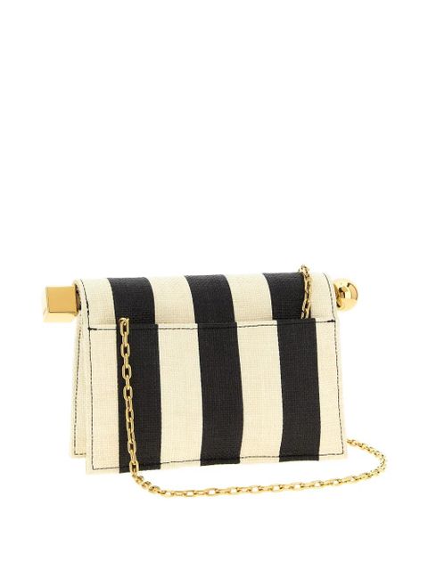 Jacquemus la petite Rond Carré striped clutch bag - Neutrals - zdjęcie produktu nr 2