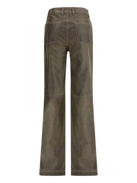 ETRO flared leather trousers - Brown - zdjęcie produktu nr 2