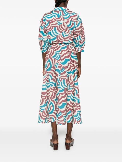Marni printed midi dress - Neutrals
