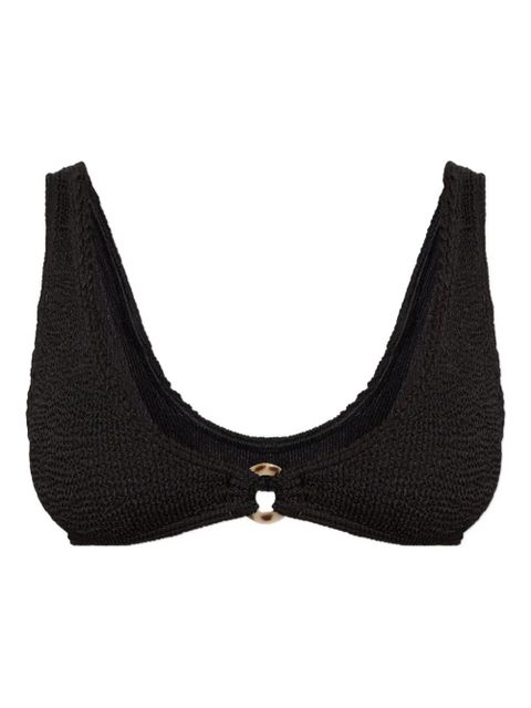 Bond-eye Ring Scout bikini top - Black - zdjęcie produktu nr 1