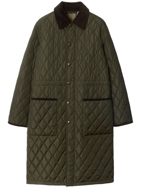Burberry quilted car coat - Green - zdjęcie produktu nr 1