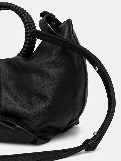 IRO torebka skórzana kolor czarny WP47SUNBAG