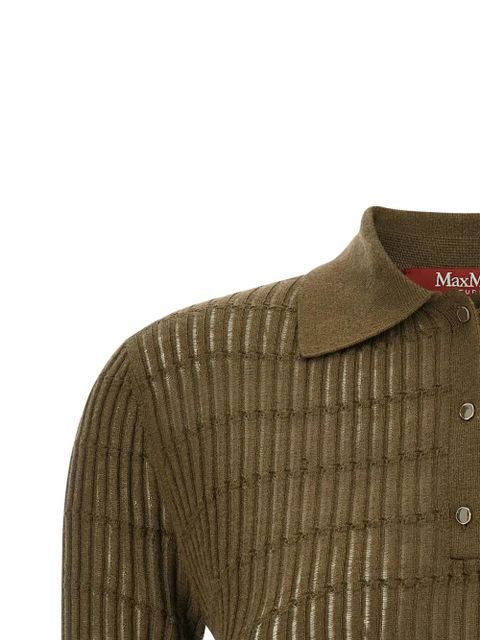 Max Mara MstGallo polo top - Green