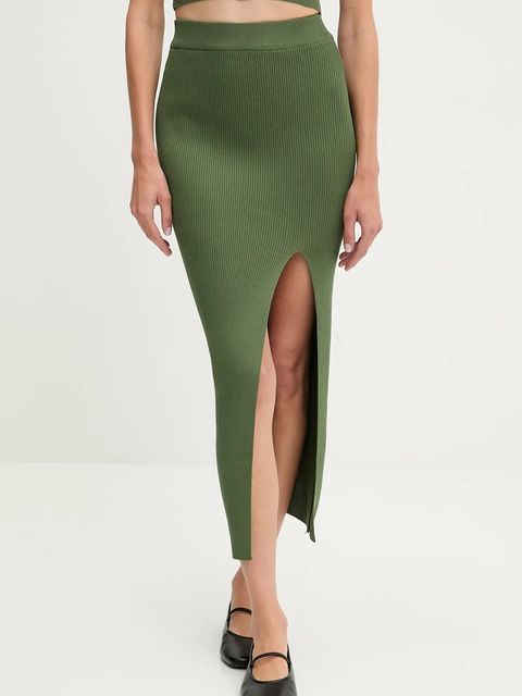 Answear.LAB top i spódnica damski kolor zielony