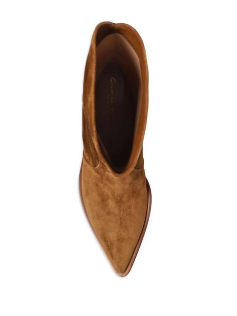 Gianvito Rossi suede Western boots - Brown