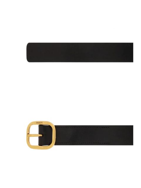 LOEWE logo-engraved belt - Black - zdjęcie produktu nr 2