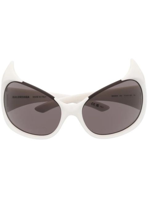 Balenciaga Eyewear Gotham cat-eye frame sunglasses - White - zdjęcie produktu nr 1