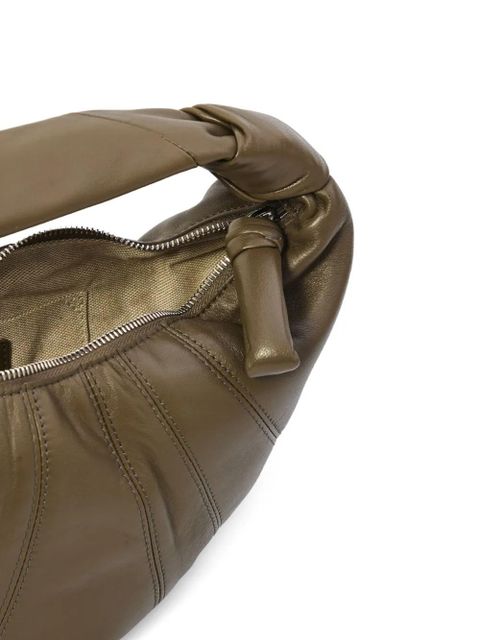 LEMAIRE mini Fortune Croissant knotted shoulder bag - Green