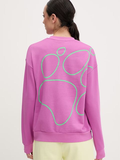 Jack Wolfskin bluza damska bawełniana Celebrate The Paw - zdjęcie produktu nr 2