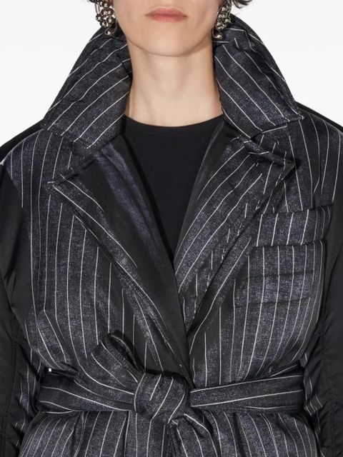 Jean Paul Gaultier trompe-l'oeil padded jacket - Black