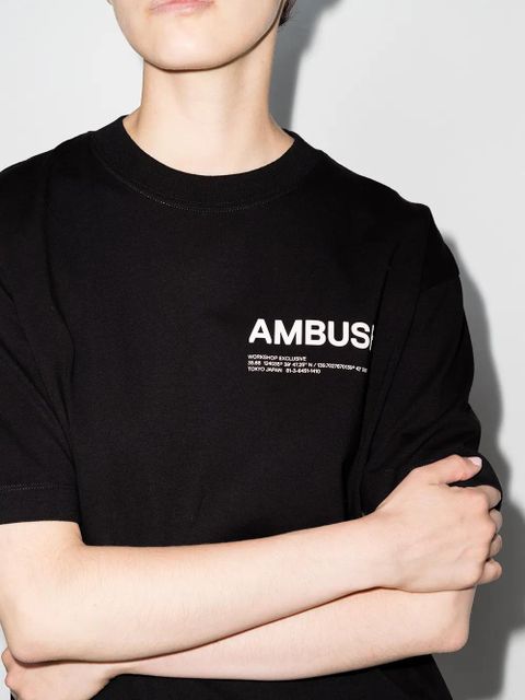 AMBUSH Workshop crew neck T-shirt - Black