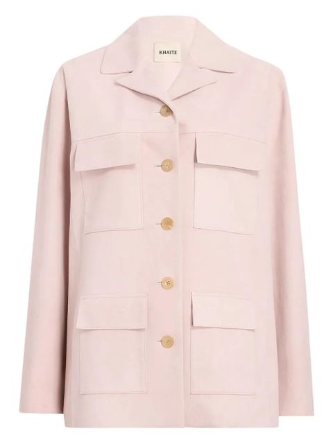 KHAITE Morsson button-up jacket - Pink - zdjęcie produktu nr 1