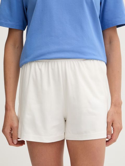 HUGO szorty damskie z bawełną SIGNATURE_SHORT - zdjęcie produktu nr 1