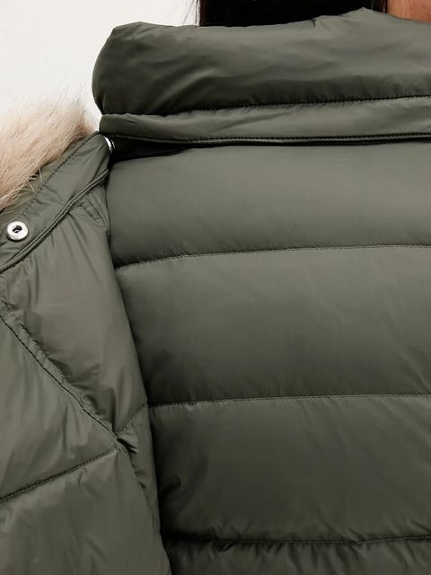 Tommy Jeans kurtka puchowa damska kolor zielony DW0DW18864