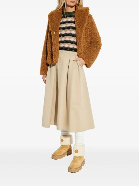 Moncler Barbot hooded-neck jacket - Brown