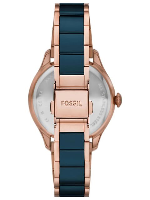 Fossil zegarek damski kolor czarny CE1134