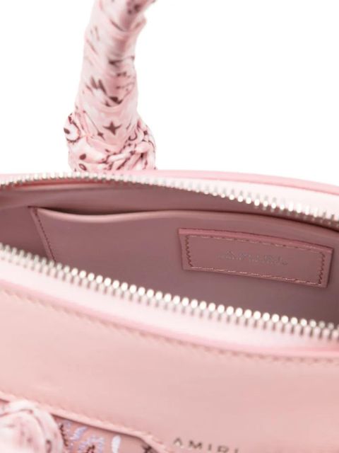 AMIRI Bandana Micro Triangle crossbody bag - Pink