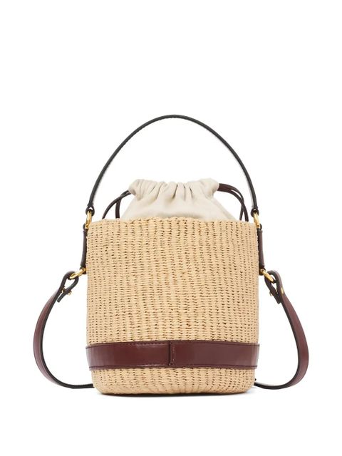 Chloé leather-trim bucket bag - Neutrals - zdjęcie produktu nr 2