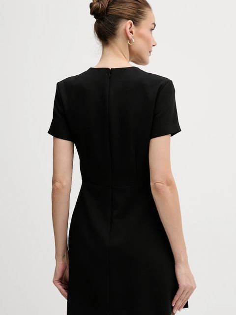 Tommy Hilfiger sukienka kolor czarny mini rozkloszowana WW0WW47970