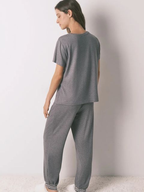 women'secret piżama MICKEY damska kolor szary 3132168