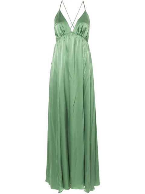ZIMMERMANN silk-satin maxi dress - Green - zdjęcie produktu nr 1